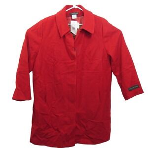 Benard Holtzman Harve Benard Vintage Red Wool Coat Size 24W